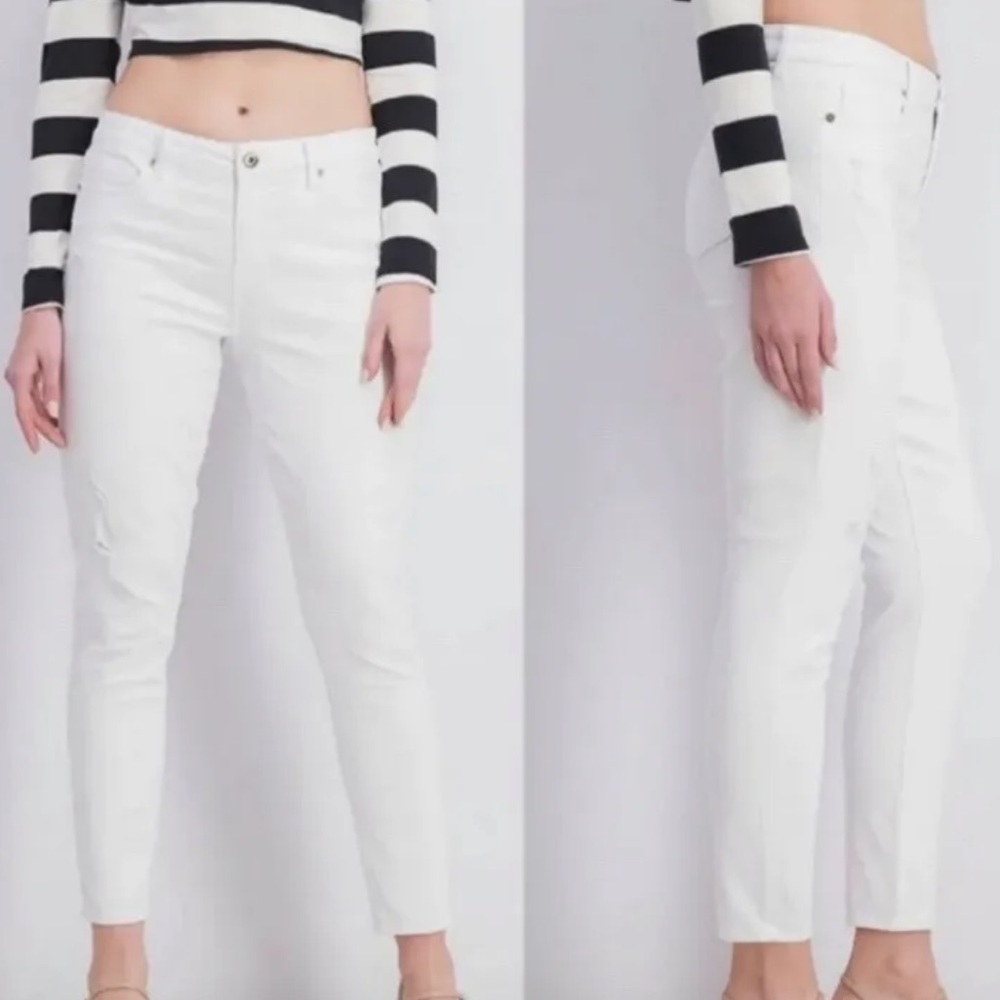 Pistola Jennifer Oslo White High Waisted Skinny Jeans NEW